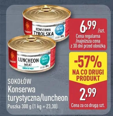Konserwa turystyczna Sokołów promocja w Aldi
