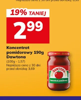 Koncentrat pomidorowy Dawtona promocja w Hitpol