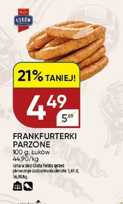 Frankfurterki parzone Łuków promocja w Chata Polska