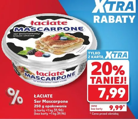 Ser Mascarpone promocja w Kaufland