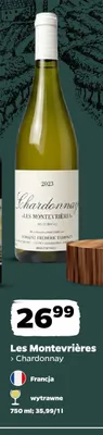 Wino Les Montevrières Chardonnay wytrawne promocja w Netto
