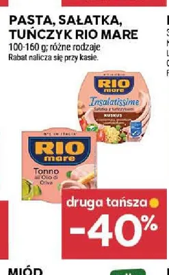 Pasta, sałatka, tuńczyk Rio Mare promocja w Stokrotka