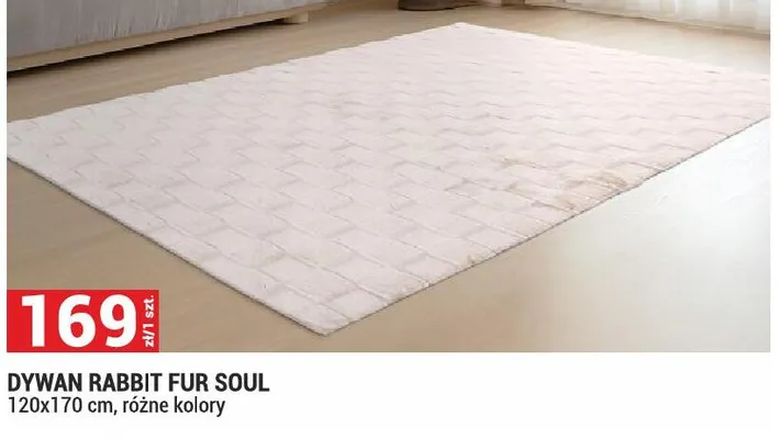 Dywan Rabbit Fur Soul promocja w Merkury Market