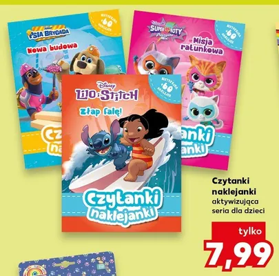 Książka Czytanki naklejanki Lilo & Stitch Disney promocja w Kaufland