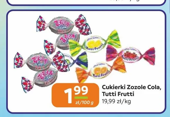 Cukierki Zozole Cola promocja w Społem Częstochowa