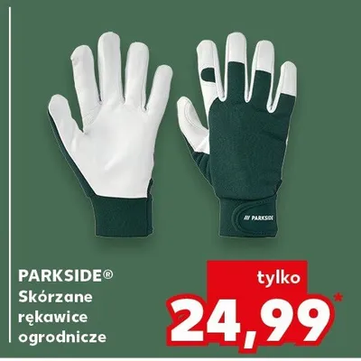 Skórzane rękawice ogrodnicze promocja w Kaufland
