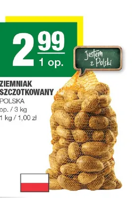 Ziemniaki szczotkowane polskie promocja w SPAR