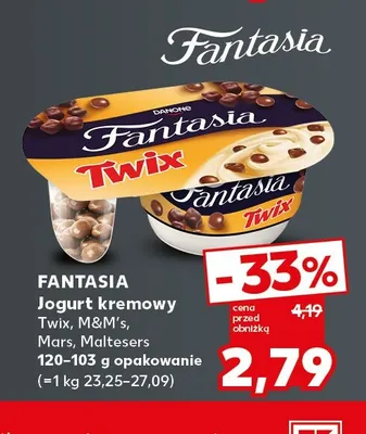Jogurt kremowy Mars Fantasia promocja w Kaufland
