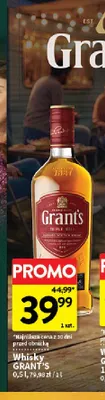 Whisky Grant's promocja w Intermarche