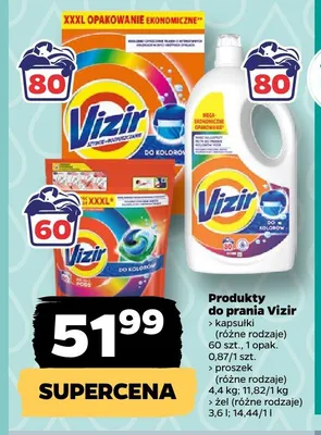 Produkty do prania Vizir promocja w Netto