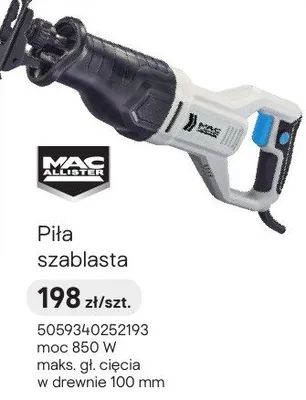 Piła szablasta promocja w Castorama