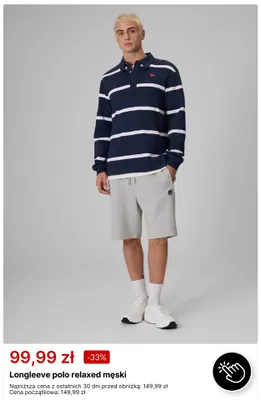 Longsleeve polo relaxed męski 4F promocja w 4F