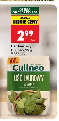Liść laurowy Culineo promocja w Biedronka