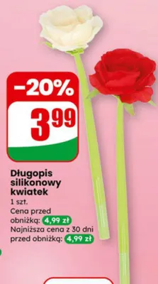 Długopis silikonowy kwiatek promocja w Dino