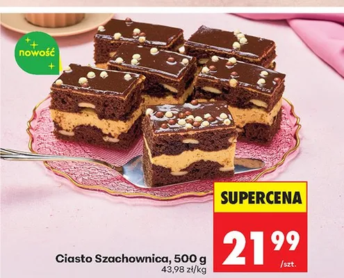 Ciasto szachownica 500 g promocja w Biedronka
