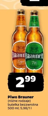 Piwo Brauner Pils promocja w Netto