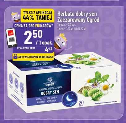 Herbata wspomagająca dobry sen Zaczarowany Ogród Dobry promocja w POLOmarket