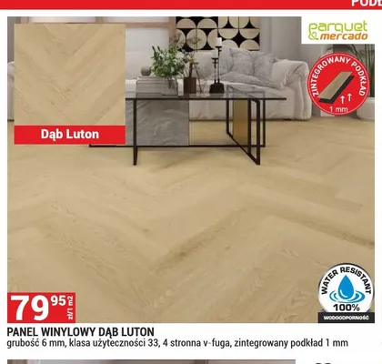 Panel winylowy Parquet & Mercado Dąb Luton promocja w Merkury Market