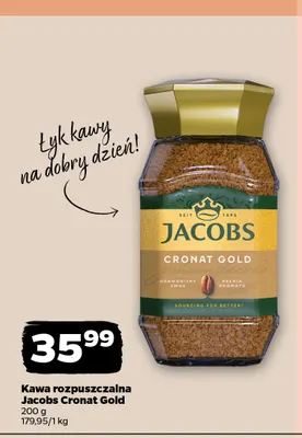 Kawa rozpuszczalna Jacobs Cronat Gold promocja w Netto