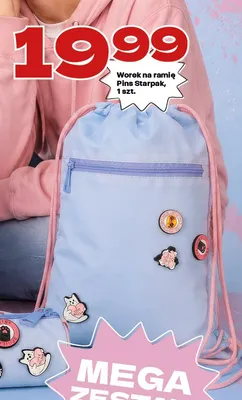 Worek na ramię Pins Starpak promocja w Twój Market