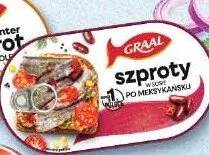 Szproty po meksykańsku Graal promocja w Carrefour