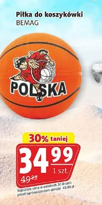 Piłka do koszykówki BEMAG promocja w Prim Market
