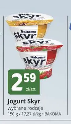 Jogurt Skyr Bakoma promocja w Marketvita