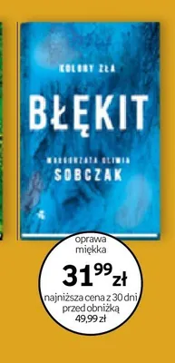Książka Błękit Kolory zła Małgorzata Oliwia Sobczak Wydawnictwo W.A.B. promocja w Empik