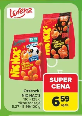 Orzeszki Lorenz Nic Nac's BBQ promocja w Carrefour Market