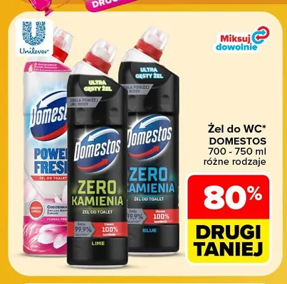 Żel do WC Domestos promocja w Carrefour Market