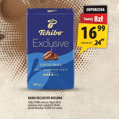 Kawa mielona Exclusive Tchibo promocja w Arhelan