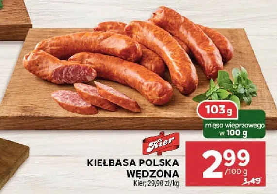 Kiełbasa polska wędzona promocja w Stokrotka
