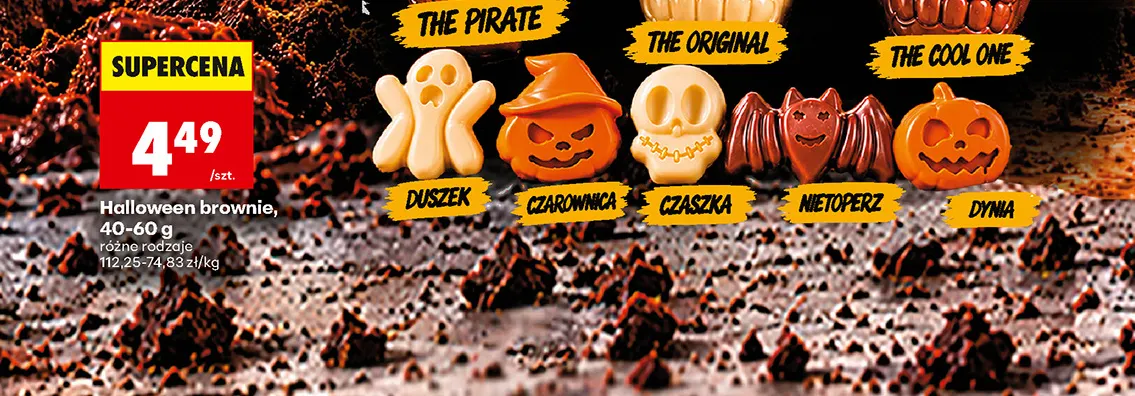 Halloween brownie Czaszka Bite it promocja w Biedronka