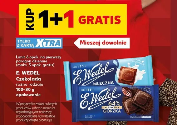 Czekolada gorzka 64% promocja w Kaufland