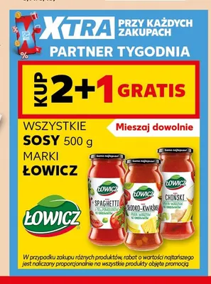 Sosy Łowicz 500 g promocja w Kaufland