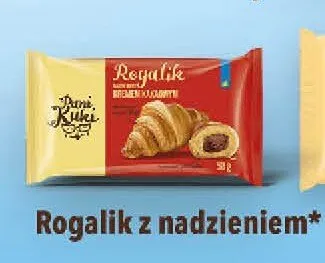 Rogalik z nadzieniem czekoladowym Pani Kuki promocja w LEWIATAN