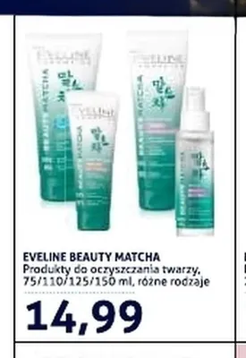 Produkty do oczyszczania twarzy Beauty Matcha Eveline promocja w Blue Stop