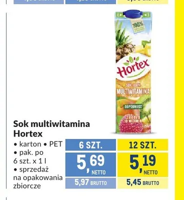 Sok multiwitamina Carrefour bio promocja w Makro