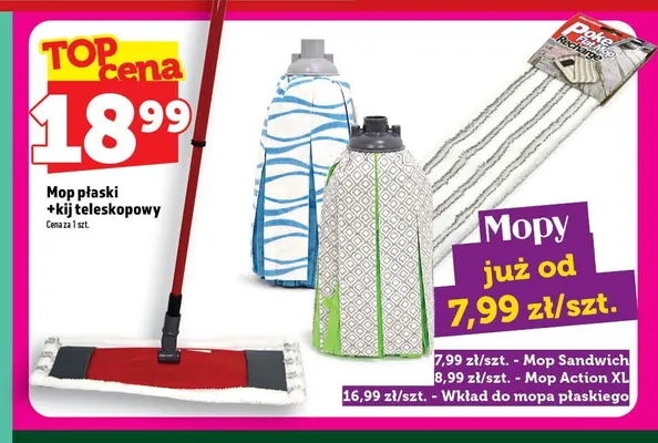 Wkład do mopa płaskiego promocja w TOPAZ
