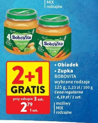 Obiadek Zupka BoboVita promocja w Intermarche