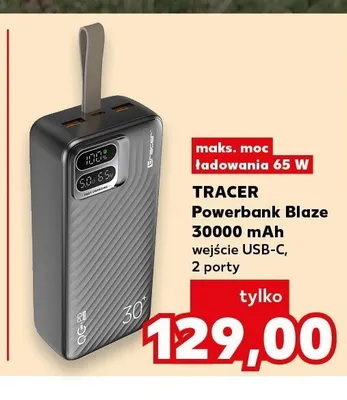 Powerbank Tracer Blaze 30000mAh promocja w Kaufland