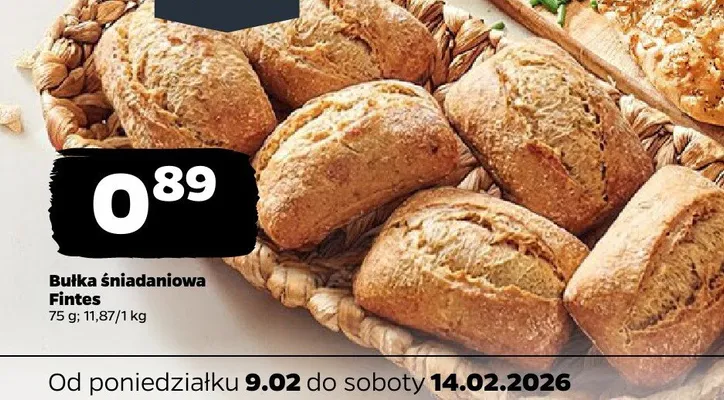 Bułka śniadaniowa Fintes promocja w Netto