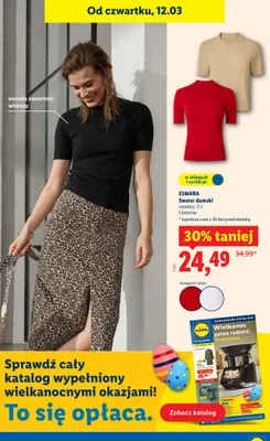Sweter damski promocja w Lidl