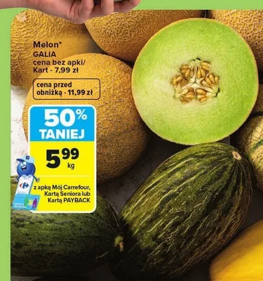 Melon Galia promocja w Carrefour