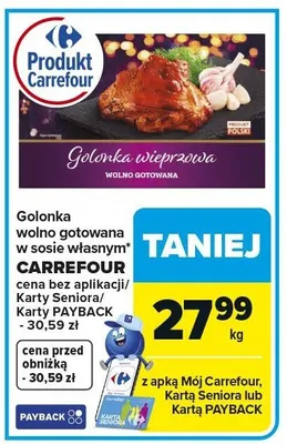 Golonka wolno gotowana w sosie własnym CARREFOUR promocja w Carrefour