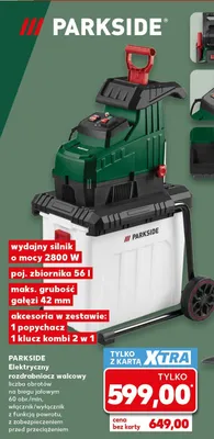 Elektryczny rozdrabniacz walcowy Parkside promocja w Kaufland