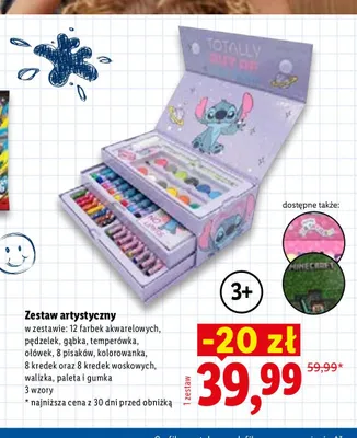 Zestaw artystyczny promocja w Lidl