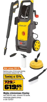 Myjka ciśnieniowa moc 2400 W, maks. ciśnienie 170 barów, aluminiowa głowica pompy promocja w OBI