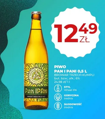 Piwo Pan i Pani Browar Trzech Kumpli promocja w Duży Ben