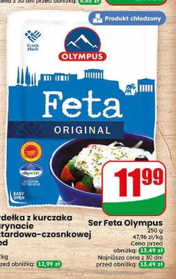 Ser Feta Olympus promocja w Dino